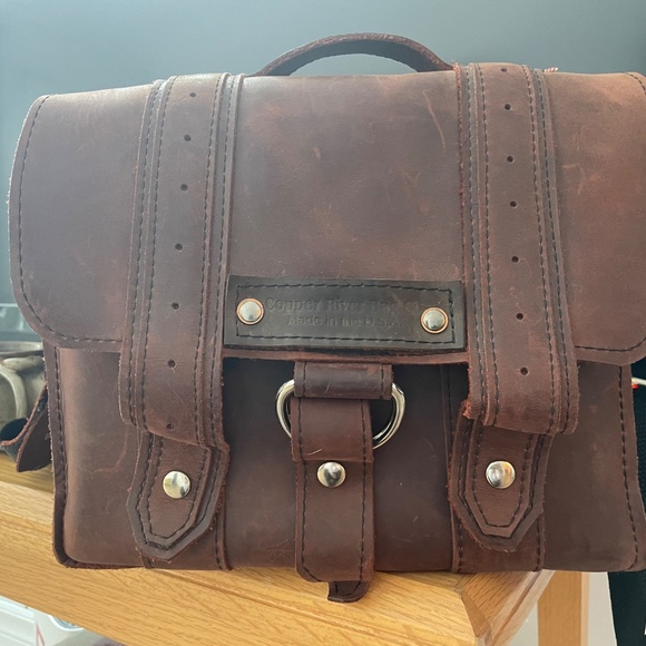 Genuine Leather Copper River Bag Co. Camera Bag, Handmade in America - Picture 2 of 2